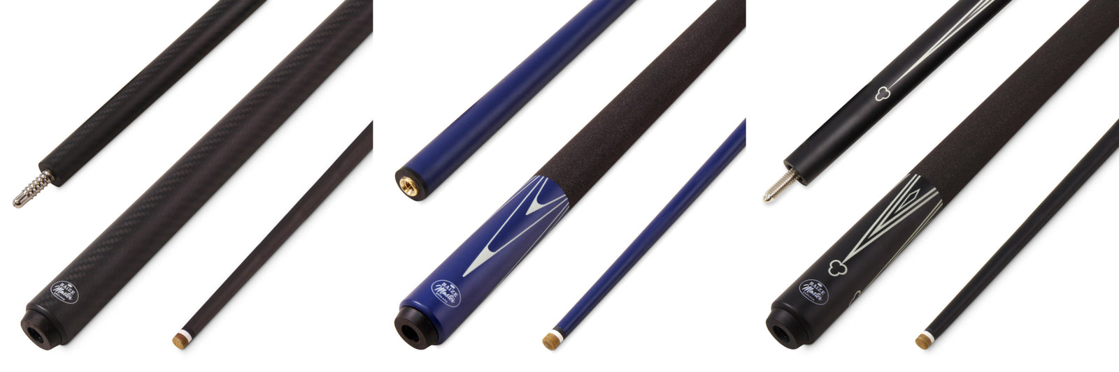 Carbon Fiber and Fiberglass Snooker Pool Cues