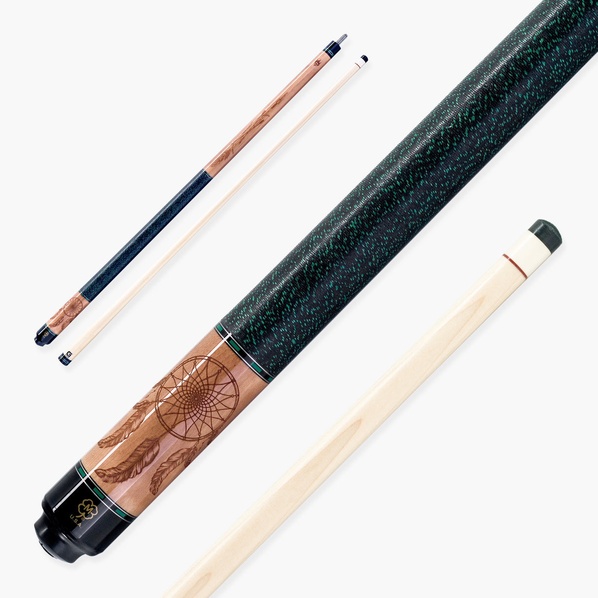 McDermott Hand Crafted Dreamcatcher G-Series American Pool Cue 13mm tip – G337
