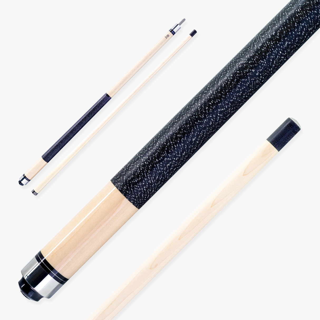 McDermott Star Series American Pool 3 Piece Break and Jump Cue with 13mm Phenolic Tip – S86