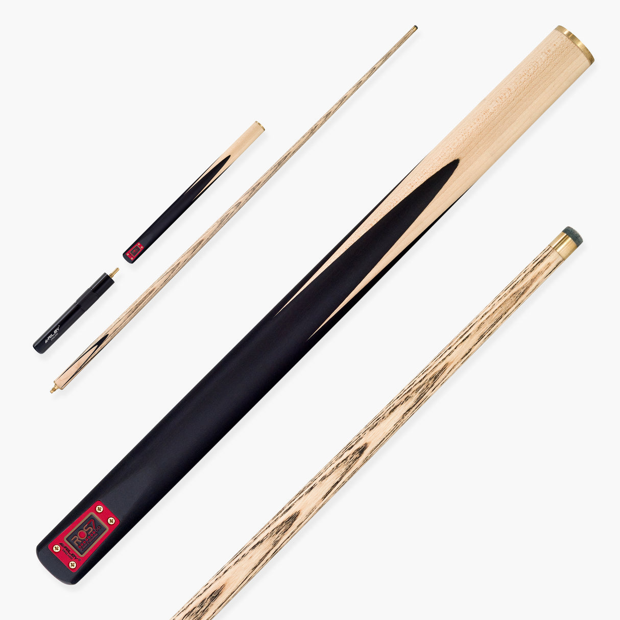 Riley Ronnie O’Sullivan 7 Series World Championship Limited Edition ¾ Joint Snooker and Pool Cue 9.5mm Tip – Includes Telescopic Extension (ROS 7-8)