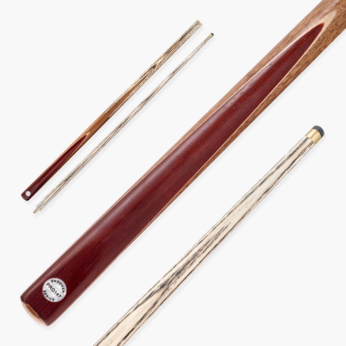PRO147 Traditional CHAMPION 57 Inch 2 Piece Pool Snooker Cue with 9.5mm Tip - SE13