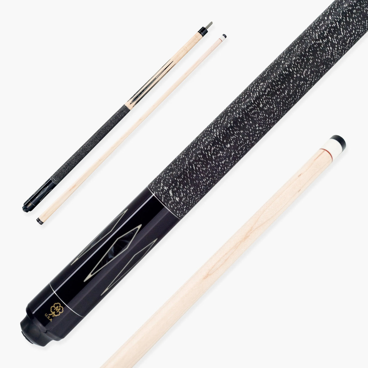 McDermott BLACK PEARL Hand Crafted G-Series American Pool Cue 13mm tip –G326A McDermott