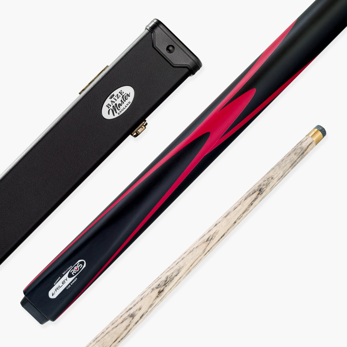 Riley Ronnie O’Sullivan Endorsed Limited Edition Ash Snooker and English Pool Cue and Case Set 9.5mm Tip