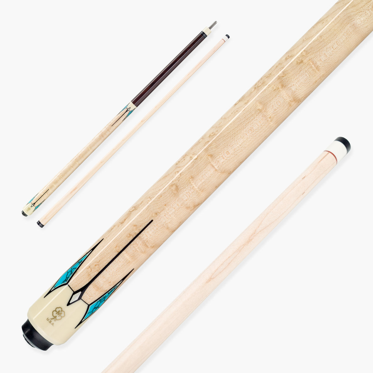 McDermott ROSEWOOD Hand Crafted G-Series American Pool Cue 13mm tip – G411