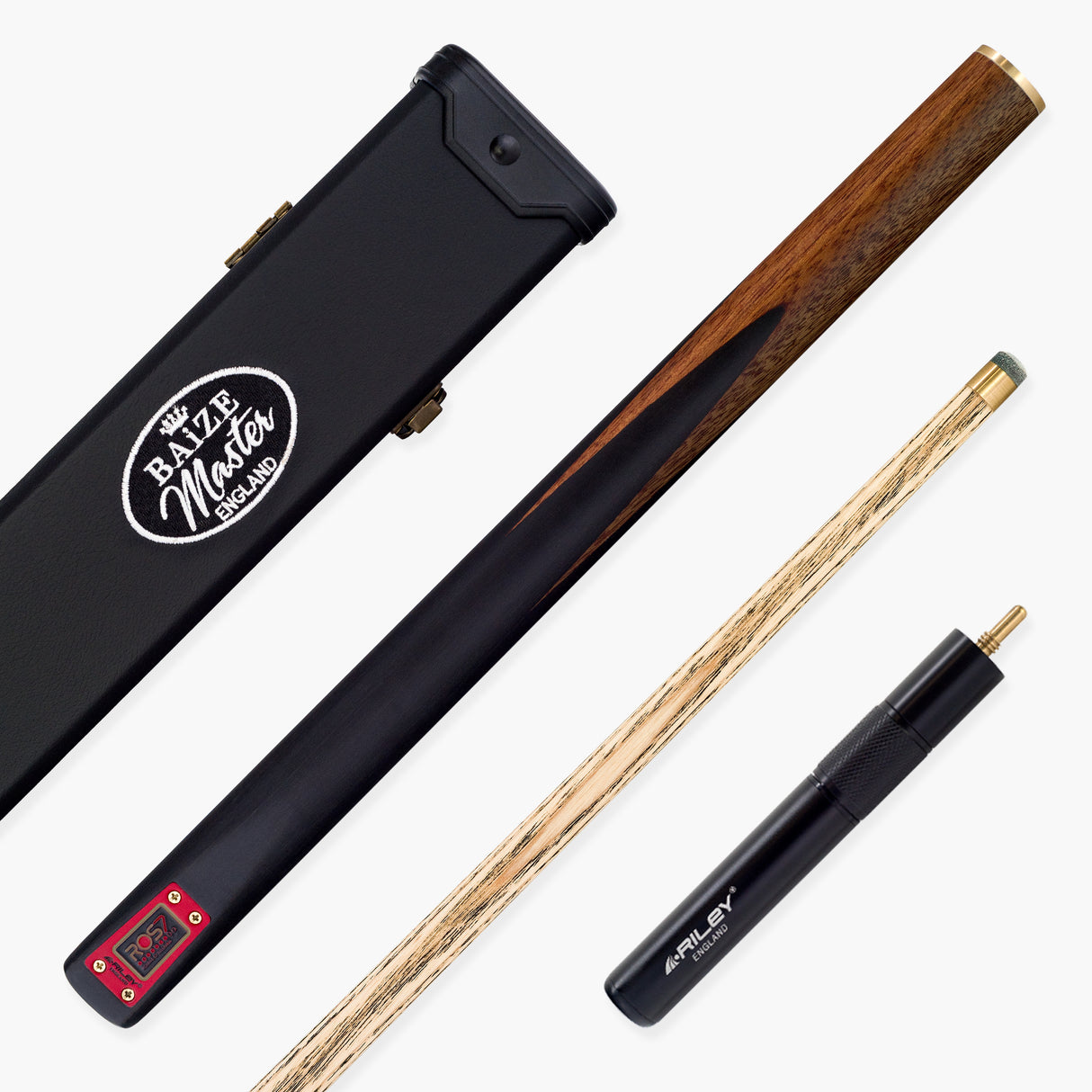 Riley Ronnie O’Sullivan 7 Series World Championship Limited Edition ¾ Joint Snooker and Pool Cue and Case Set 9.5mm Tip (ROS 7-10)