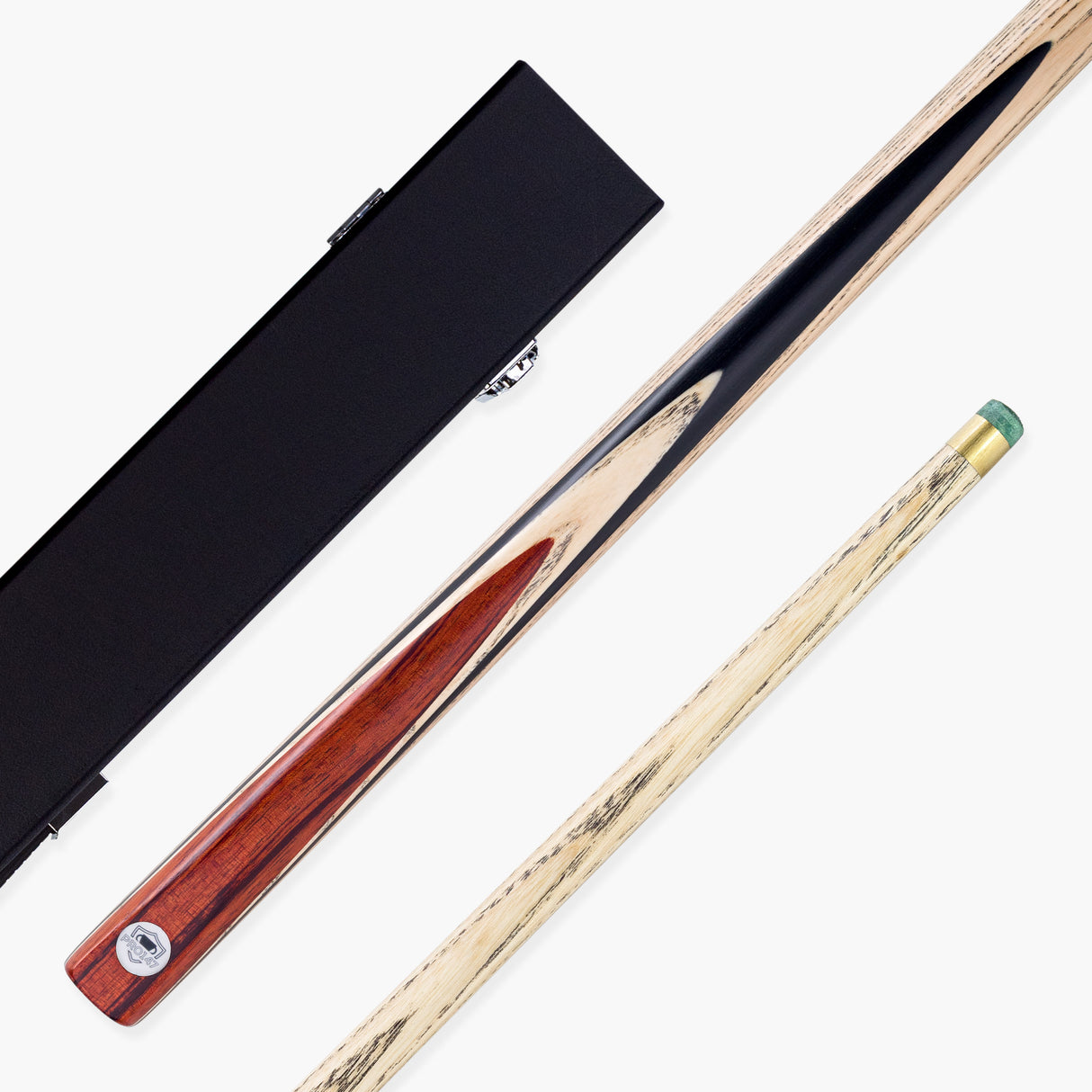 PRO147 Pro Match Rosewood 2 Piece Snooker Pool Cue and Case Set 9.5mm Tip