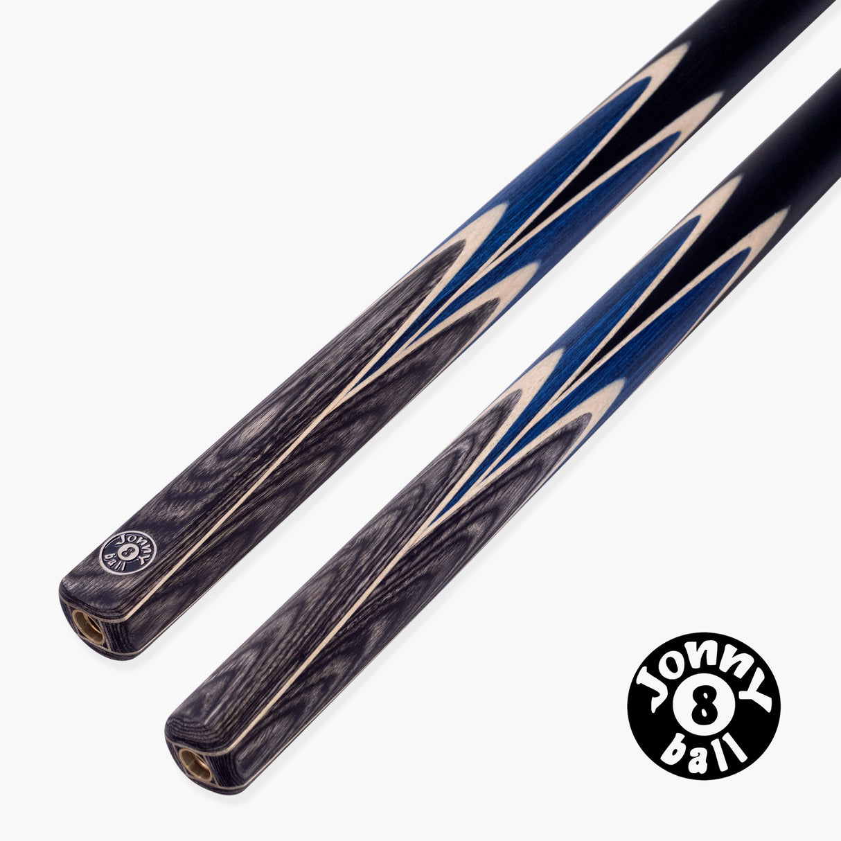 Jonny 8 Ball Vortex 57 Inch 2 Piece Centre Joint English Pool Cue with 8.5mm Professional Layered Tip