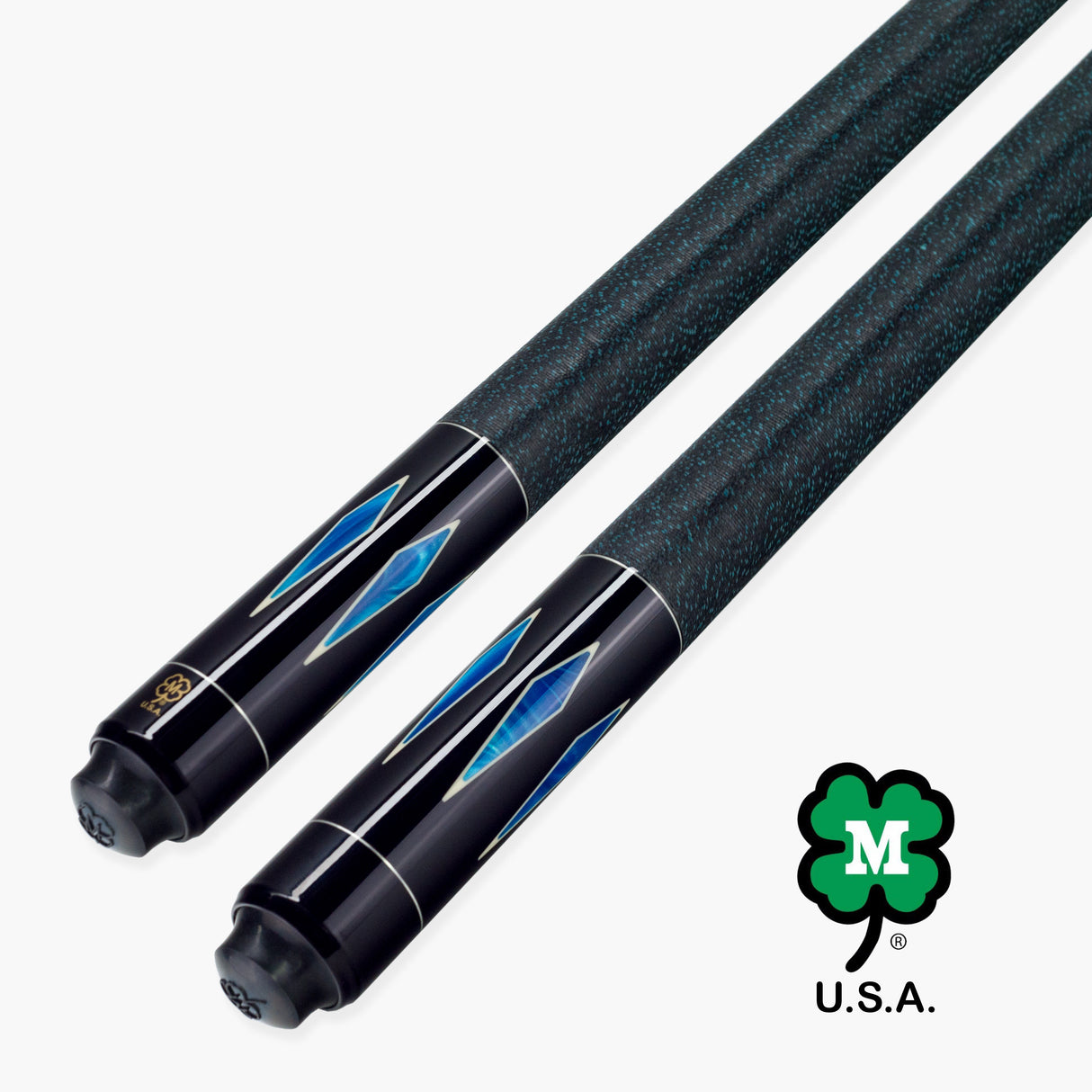 McDermott BLUE PEARL Hand Crafted G-Series American Pool Cue 13mm tip – G324A