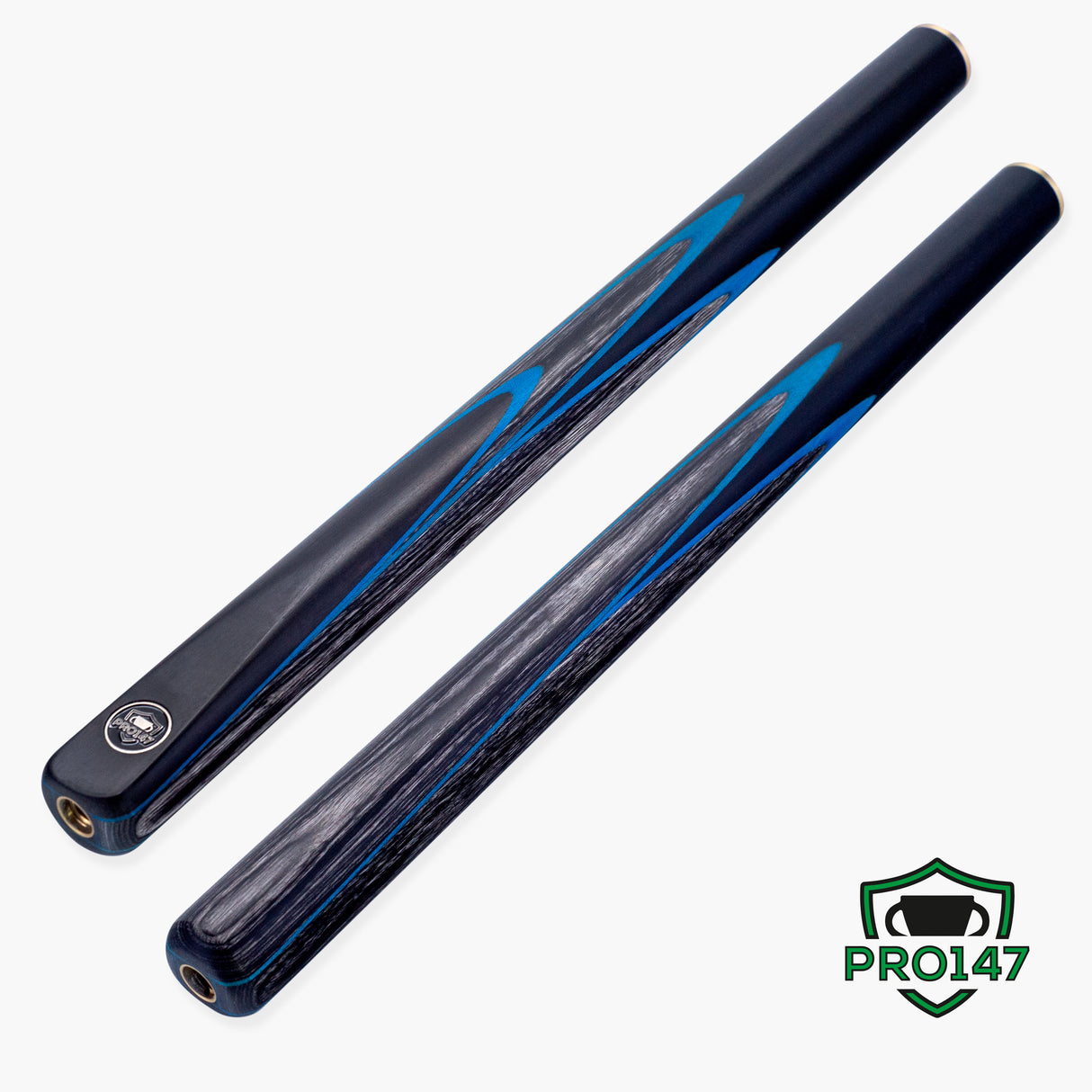 PRO147 Apollo 58 Inch 3/4 Jointed Hand Spliced Premium Snooker and Pool Cue 9.5mm Tip