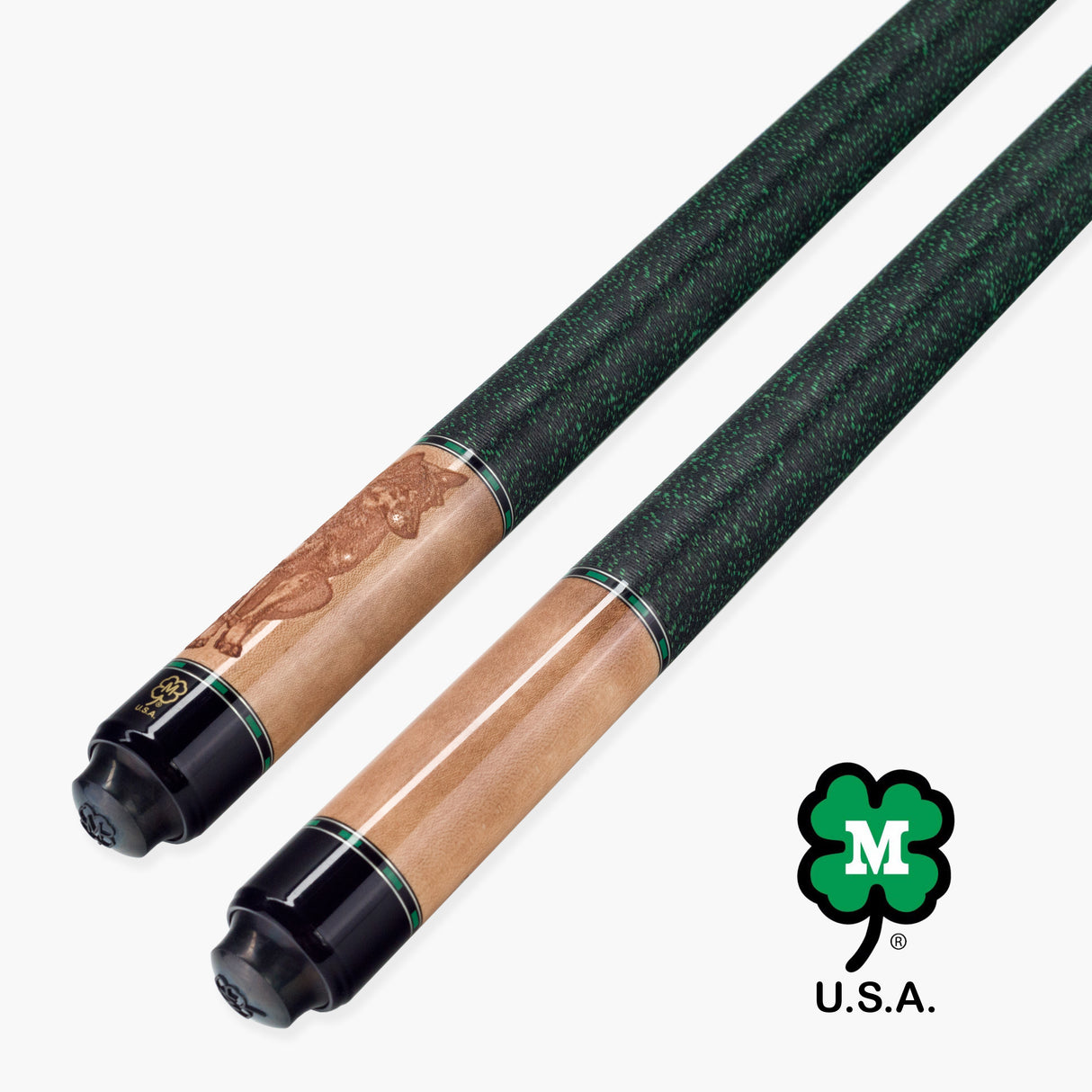 McDermott GREAT WOLF Hand Crafted G-Series American Pool Cue 13mm tip –G338