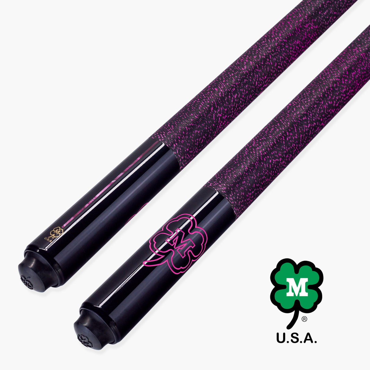 McDermott Hand Crafted PINK BEAM G-Series American Pool Cue 13mm tip – G521WC