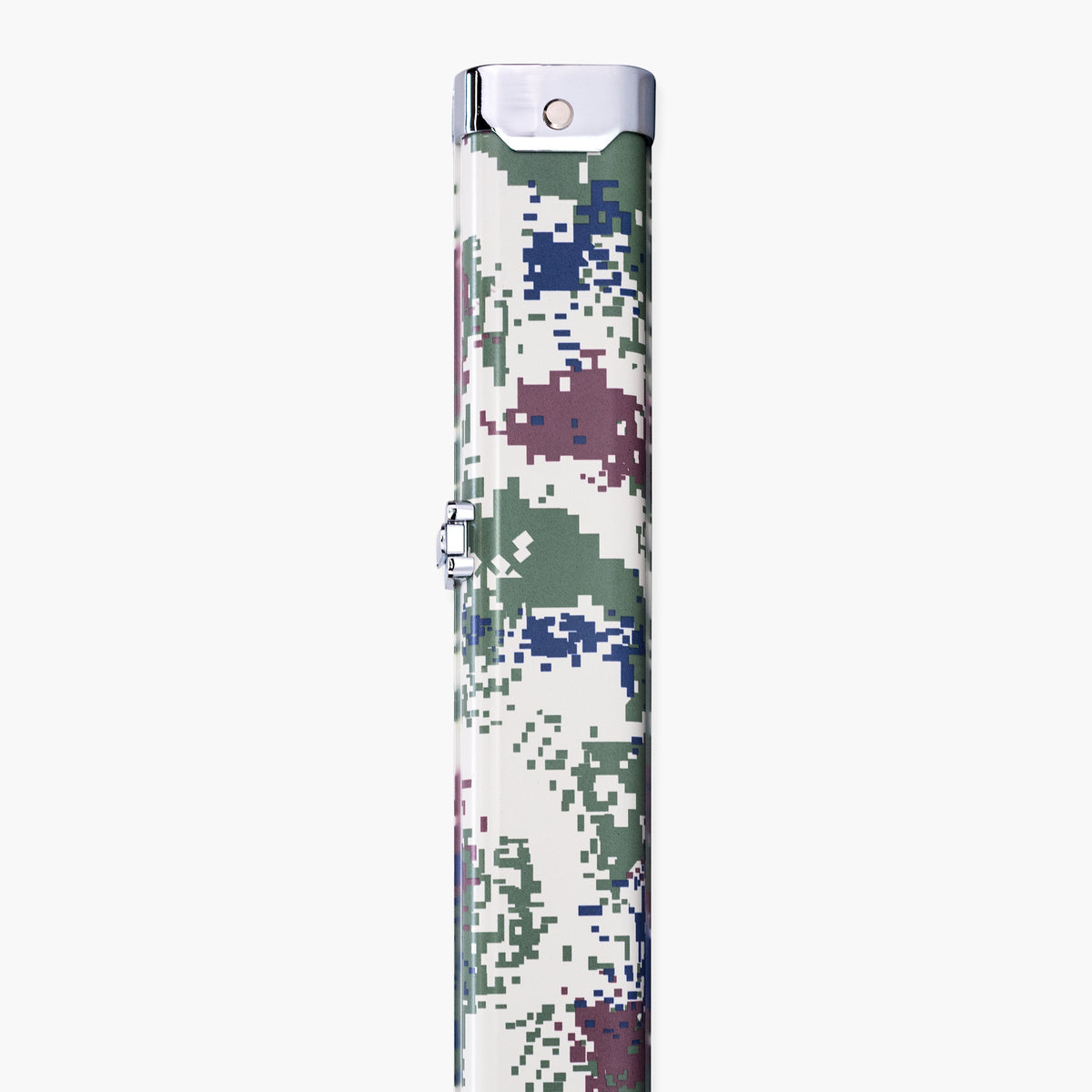 Camouflage Design 1 Piece 2 Slot Aluminium Snooker and Pool Cue Case - Holds 2 Cues