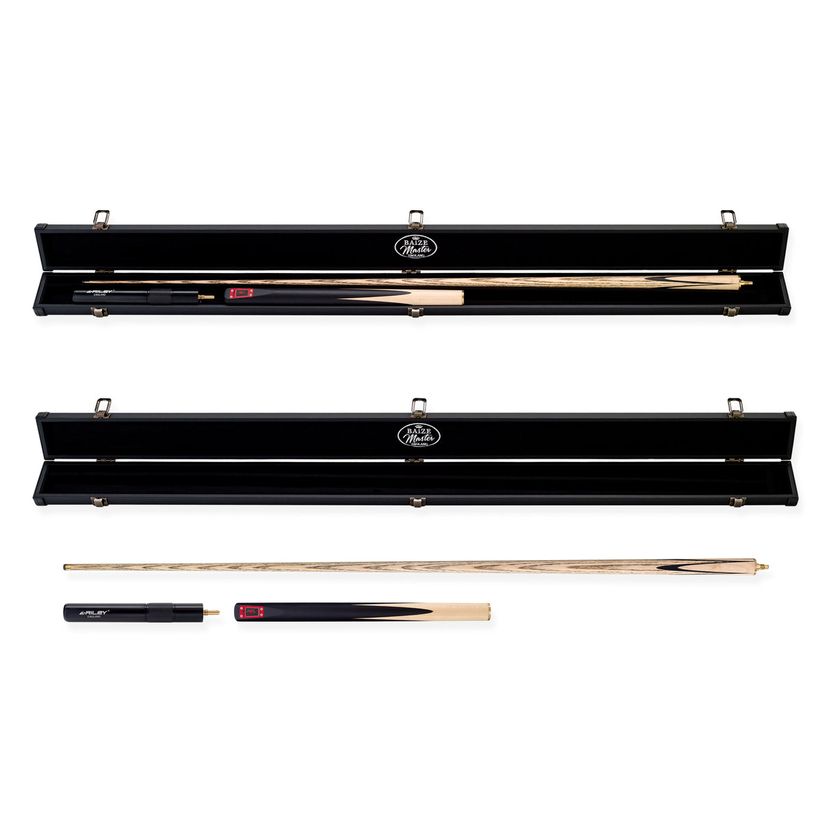 Riley Ronnie O’Sullivan 7 Series World Championship Limited Edition ¾ Joint Snooker and Pool Cue and Case Set 9.5mm Tip (ROS 7-8)