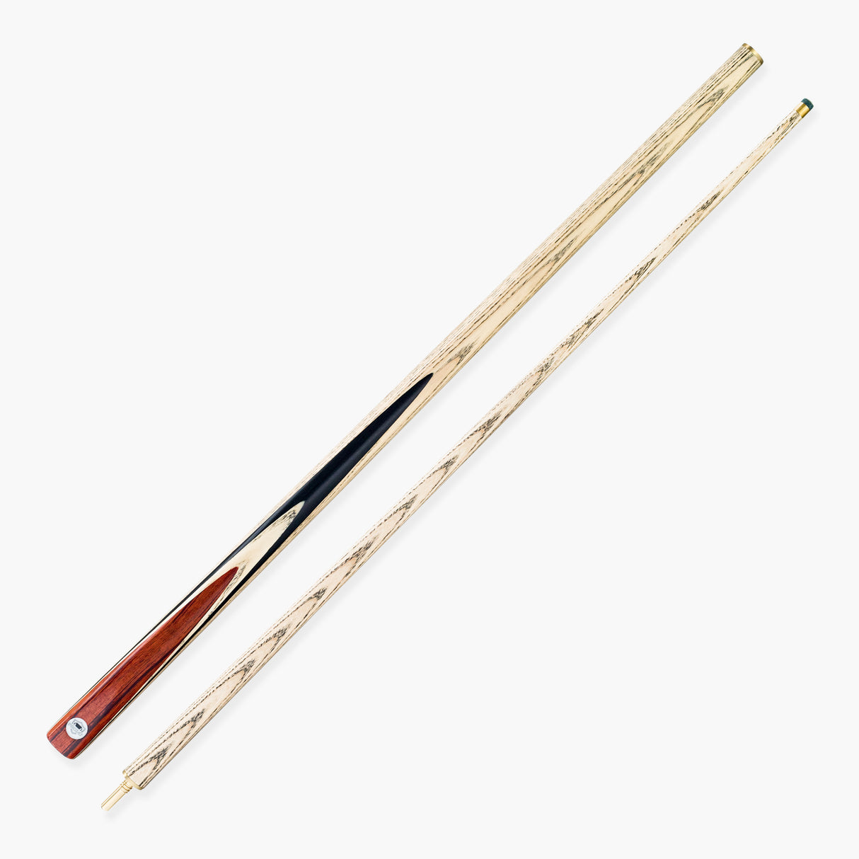PRO147 Pro Match Rosewood 2 Piece Snooker and Pool Cue 9.5mm Green Layered Tip