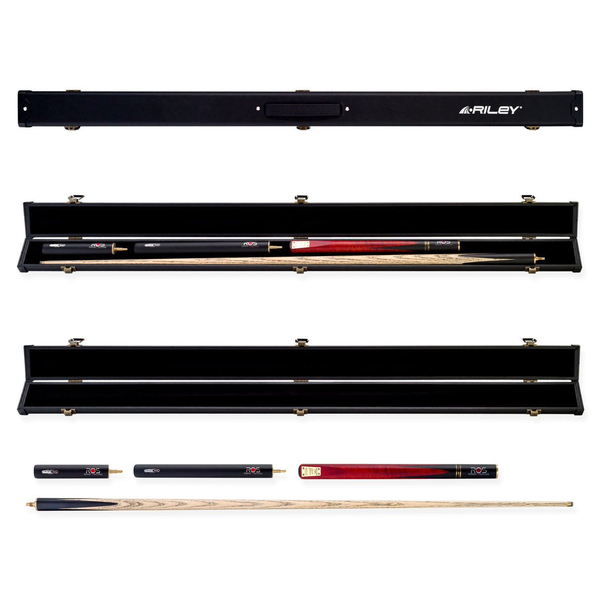 Riley Ronnie O’Sullivan 4 Series Limited Edition 5/8 Joint Snooker and Pool Cue 9.5mm tip with Hard Case