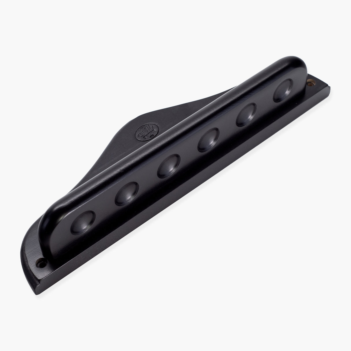 Baize Master Curved 6 Way Wall Mounted Snooker and Pool Cue Rack - Holds 6 Cues Cue + Case
