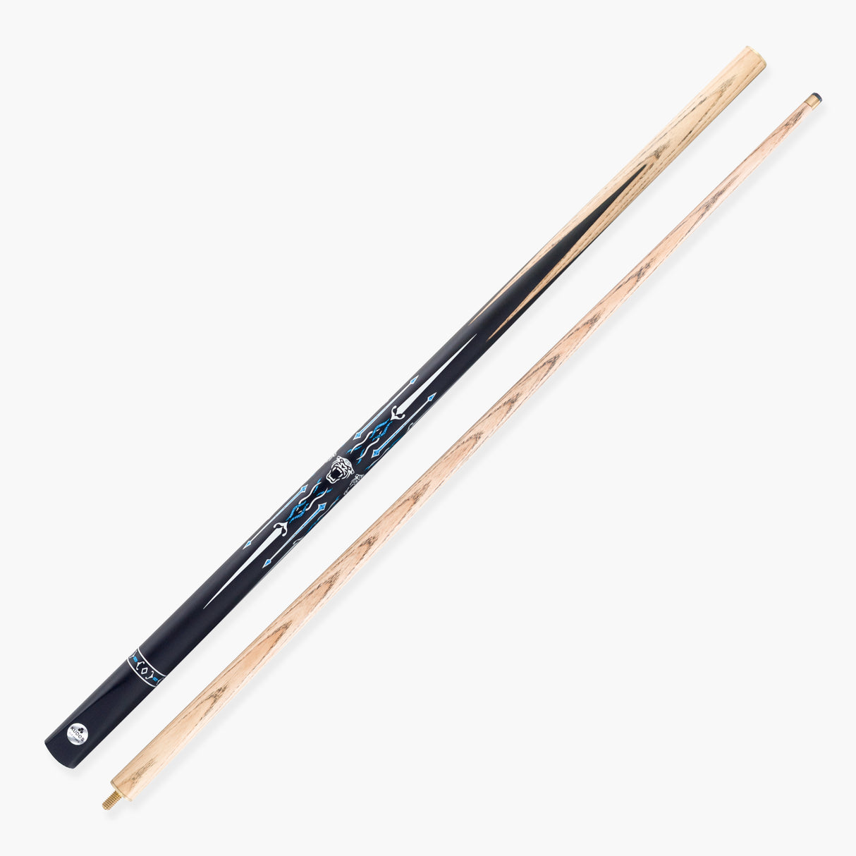 Kudos Panther 57 Inch 2 Piece Centre Joint Ash Snooker and Pool Cue 9.5mm Tip