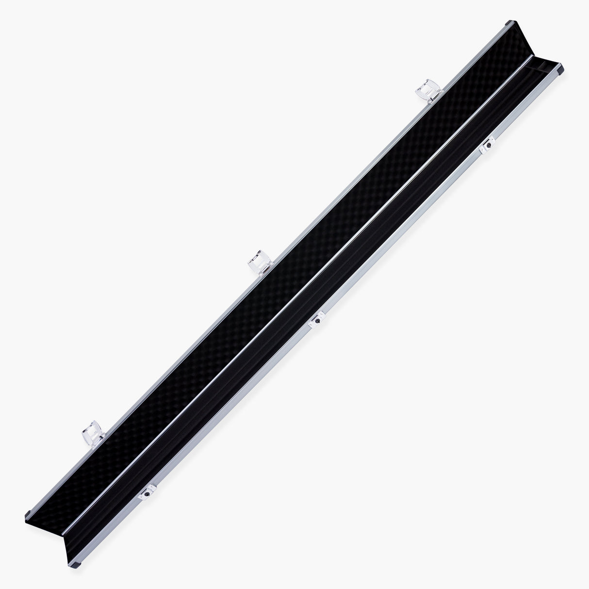 1 Piece 3 Slot PRO-LOCK Aluminium Snooker and Pool Case with Plastic Ends – Holds 3 x 1 Piece Cues