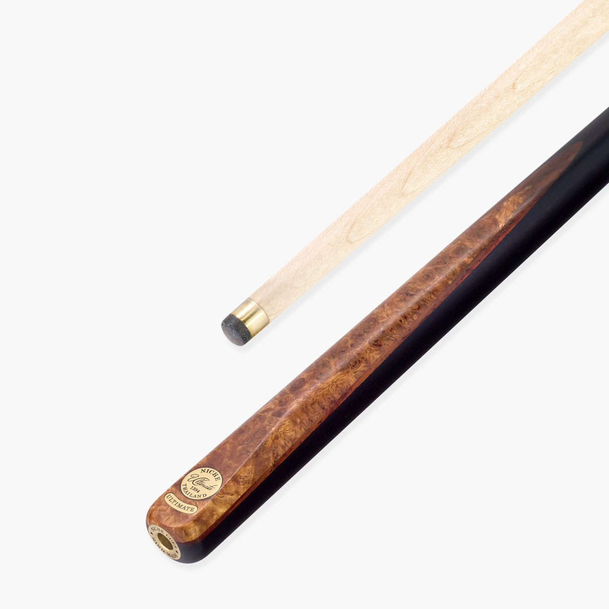 Niche Cues Thailand One Piece Snooker Cue 9.5mm Tip - Ultimate Maple