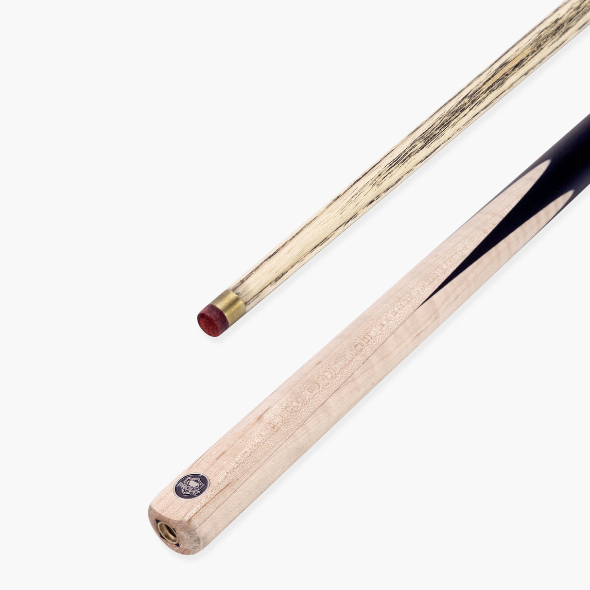 PRO147 Jupiter 57 Inch 2 Piece Snooker and Pool Cue with 9.5mm Red Layered Professional Tip