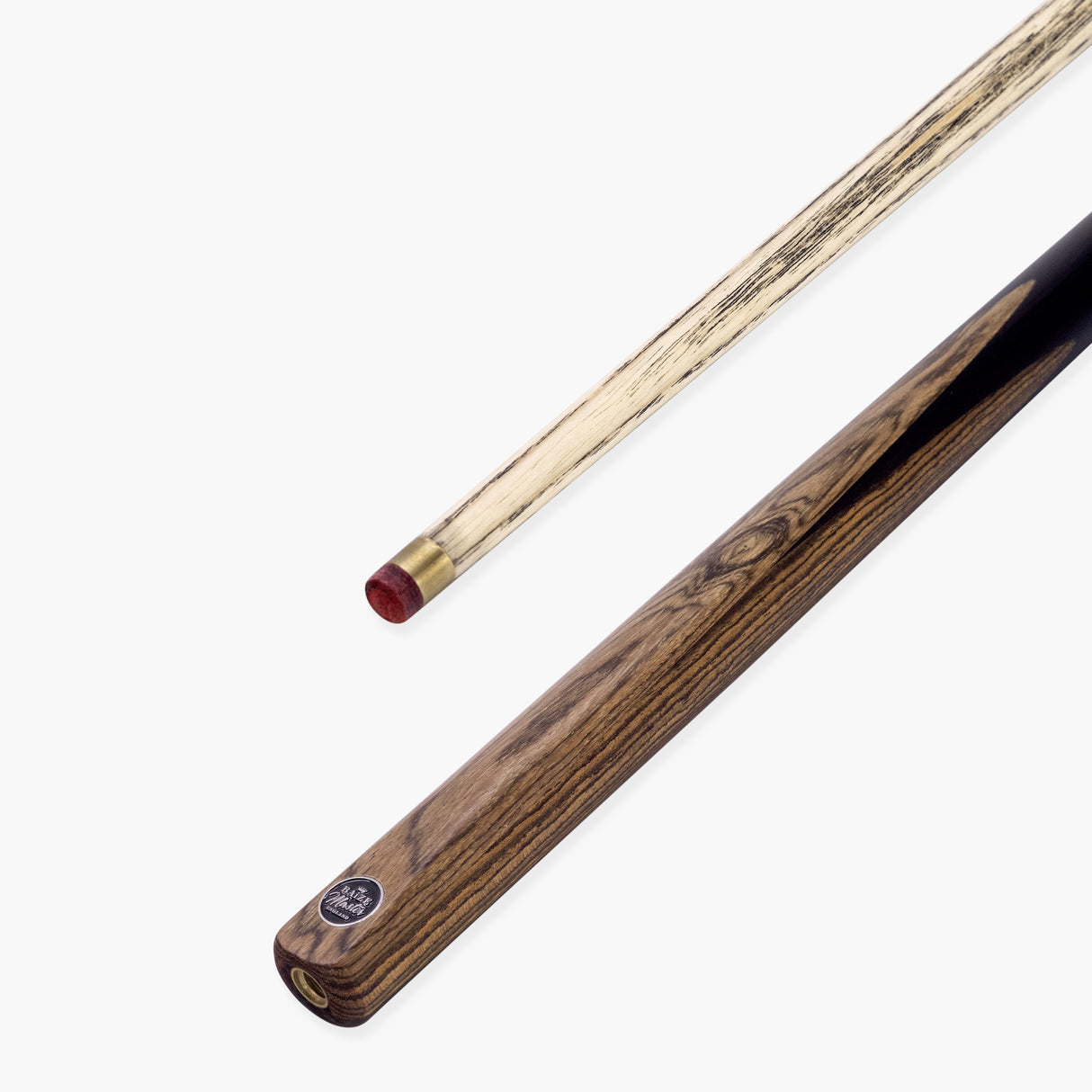 Baize Master Golden Sandalwood 57 Inch 2 Piece Snooker and Pool Cue with 9.5mm Red Layered Professional Tip