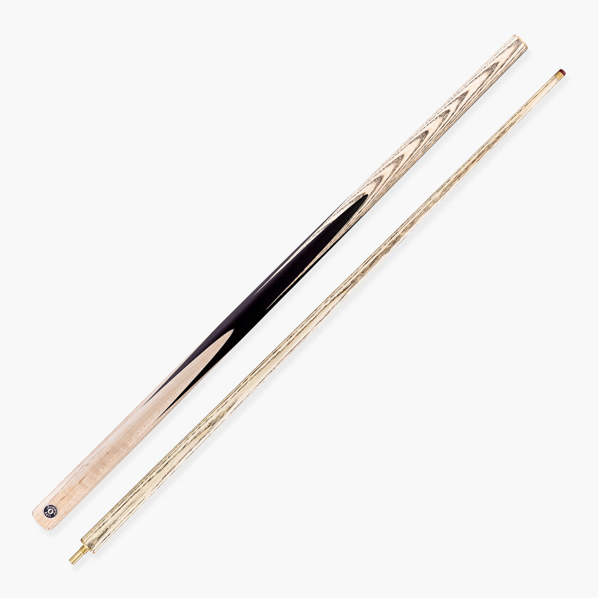 Jonny 8 Ball Jupiter 2 Piece 57 Inch English Pool Cue and Case Set with 8.5mm Red Layered Tip