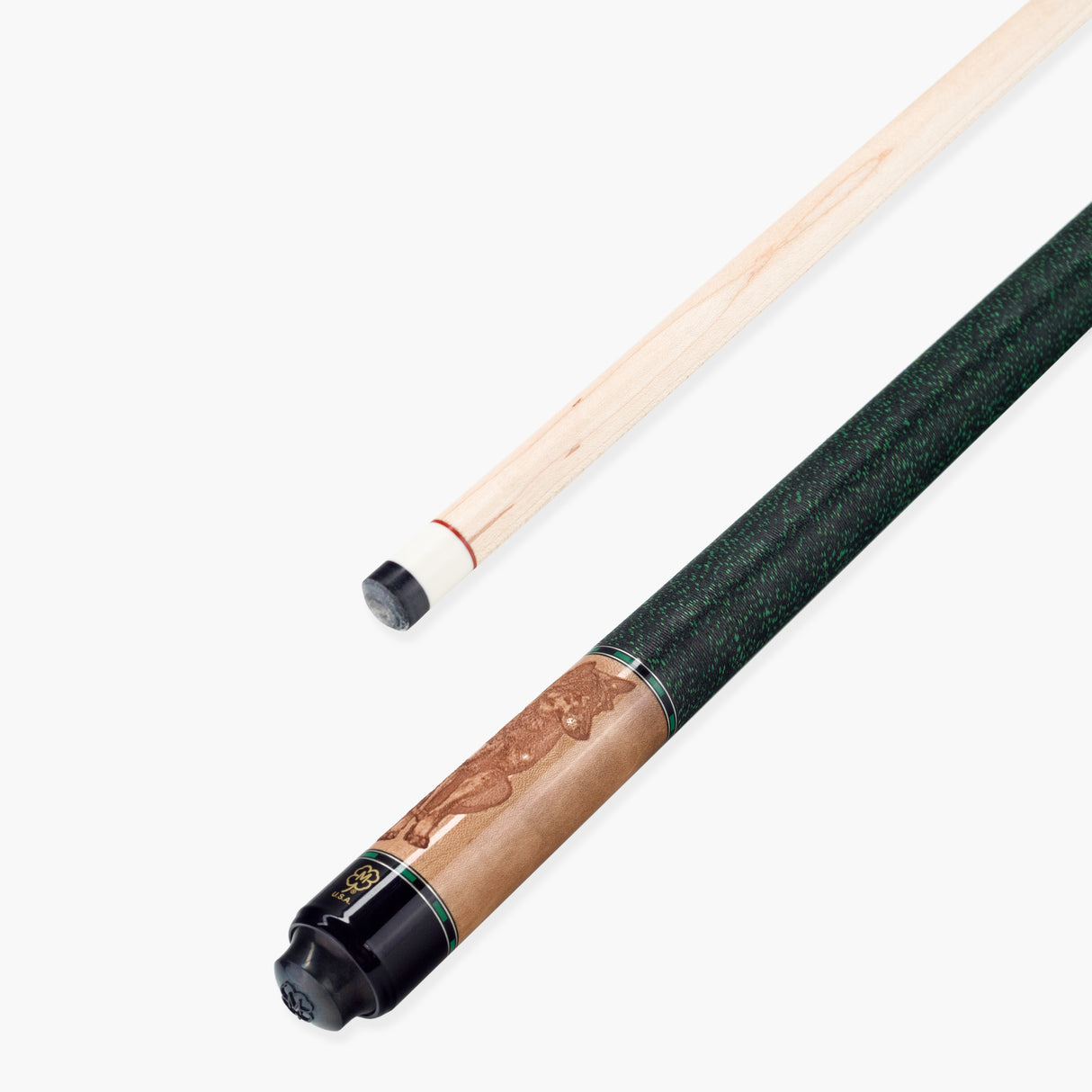 McDermott GREAT WOLF Hand Crafted G-Series American Pool Cue 13mm tip –G338