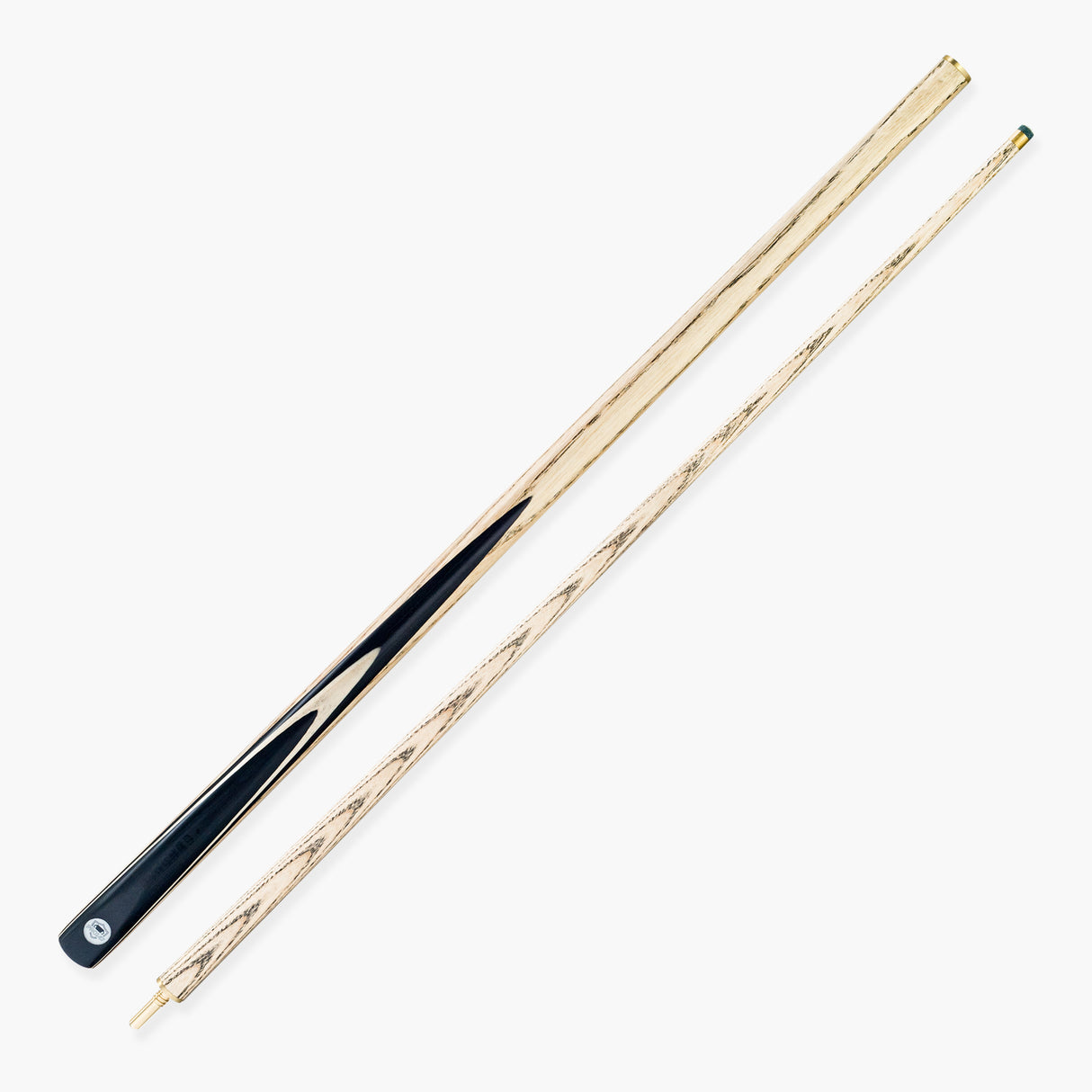 PRO147 Pro Match Ebony 2 Piece Snooker Pool Cue and Case Set 9.5mm Tip