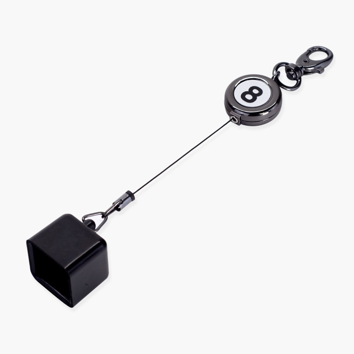 8 Ball Retractable Chalk Holder Cue + Case