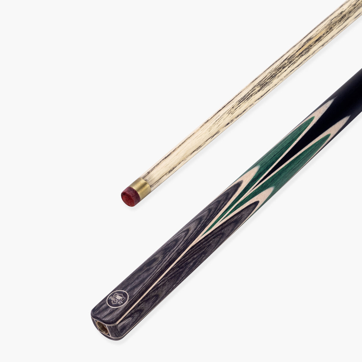 PRO147 Vortex 57 Inch 2 Piece Snooker and Pool Cue with 9.5mm Red Layered Professional Tip