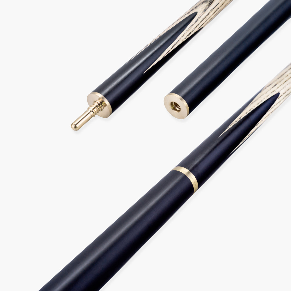 PRO147 Apollo 58 Inch 3/4 Jointed Hand Spliced Premium Snooker and Pool Cue and Case Set 9.5mm Tip