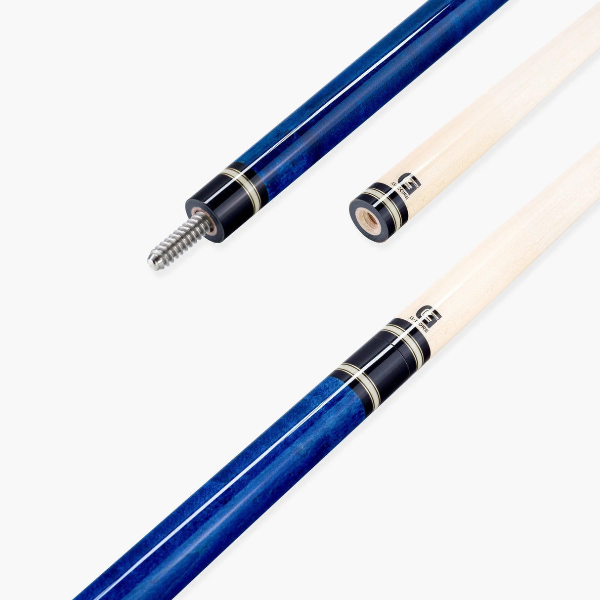 McDermott PACIFIC BLUE Hand Crafted G-Series American Pool Cue 13mm Tip – G201 McDermott