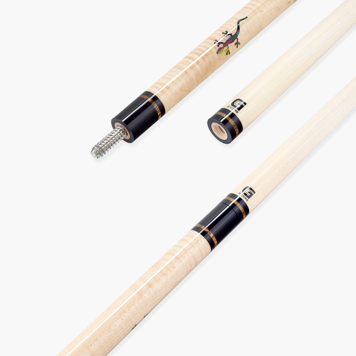 McDermott ShokRes Chameleon Inlay Hand Crafted G-Series American Pool Cue 13mm tip – G516C-G03