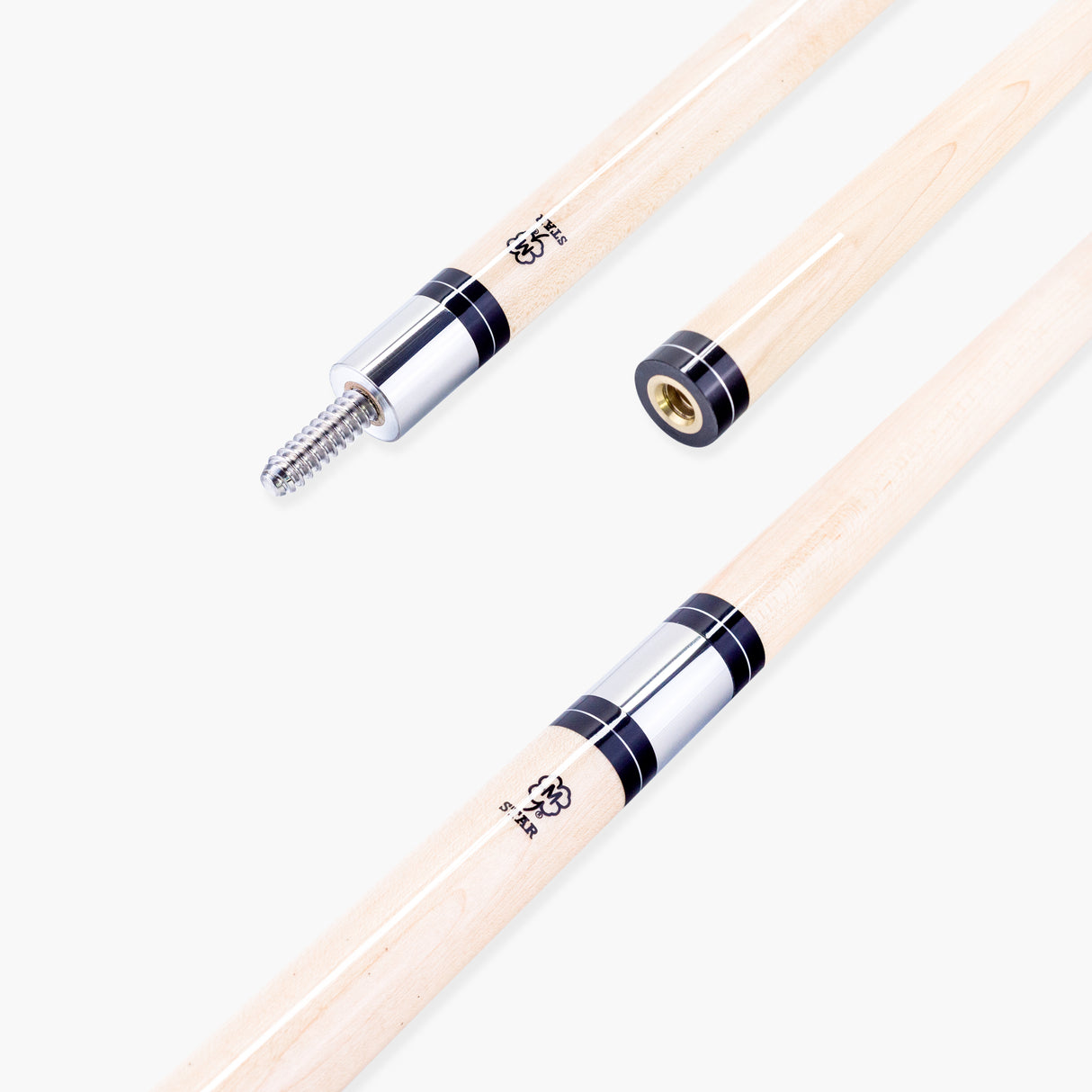 McDermott Star Series American Pool 3 Piece Break and Jump Cue with 13mm Phenolic Tip – S86