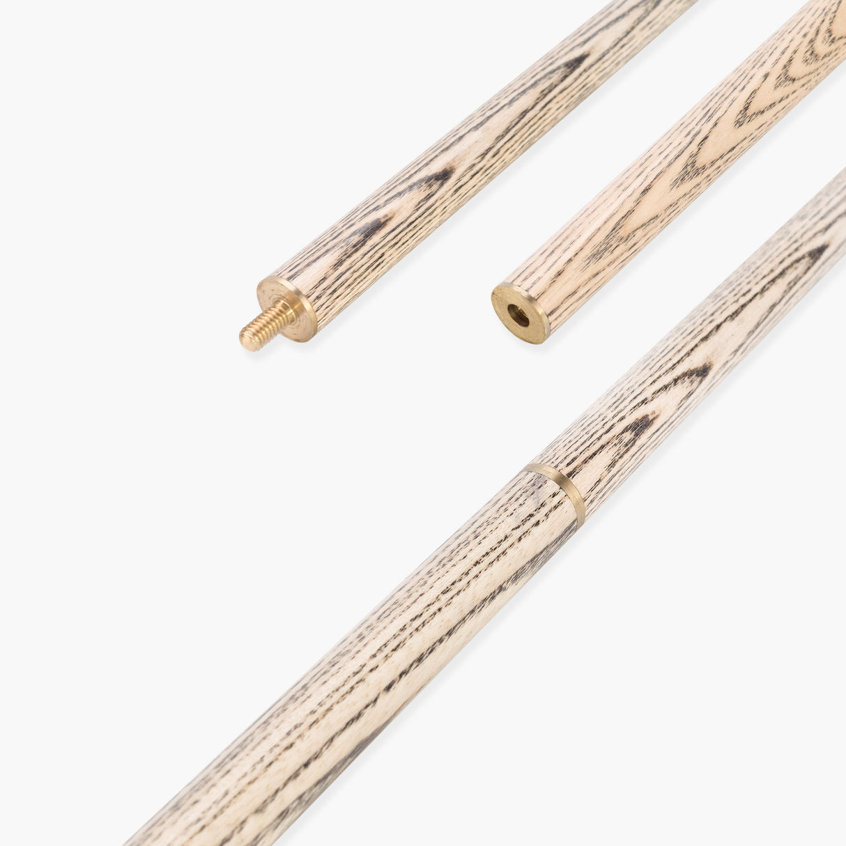 Kudos Bullet 2 Piece Centre Joint Ash Snooker Pool Cue and Case Set with 9.5mm Tip