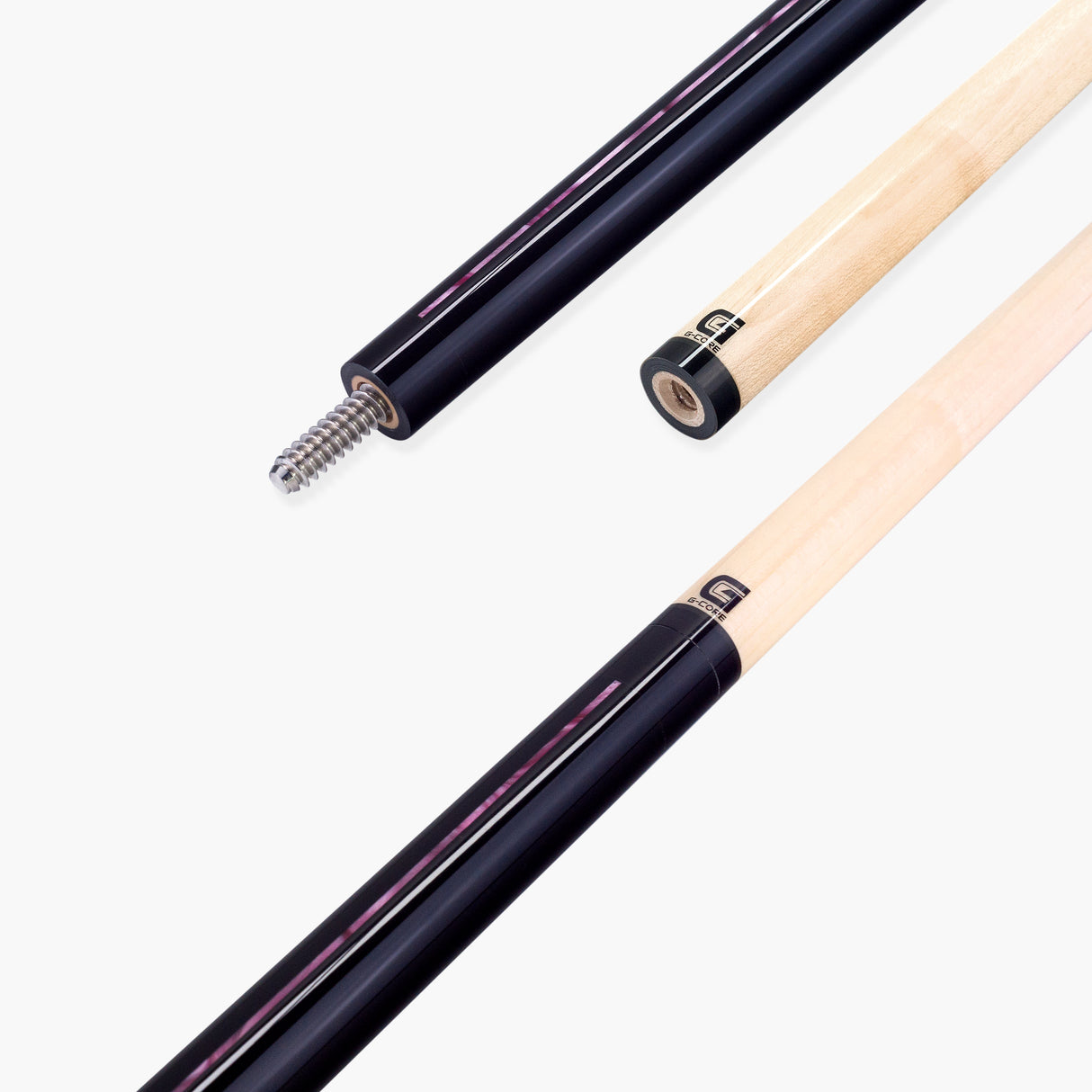 McDermott Hand Crafted PINK BEAM G-Series American Pool Cue 13mm tip – G521WC