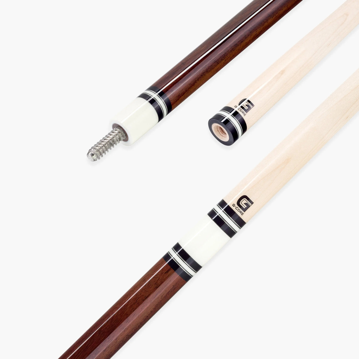 McDermott INDIAN ROSEWOOD Hand Crafted G-Series American Pool Cue 13mm tip –G222 McDermott