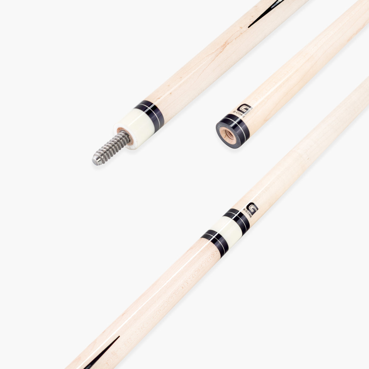 McDermott WHITE SPEAR Hand Crafted G-Series American Pool Cue 13mm tip - G323