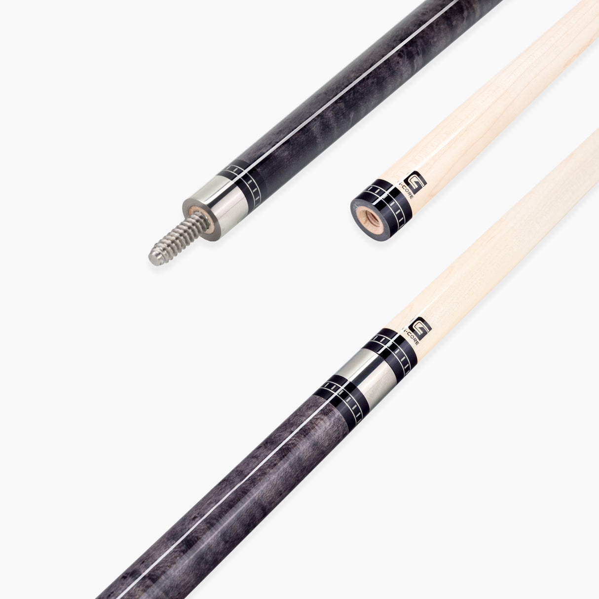 McDermott TITANIUM CLOVER Hand Crafted G-Series American Pool Cue 13mm tip – G332