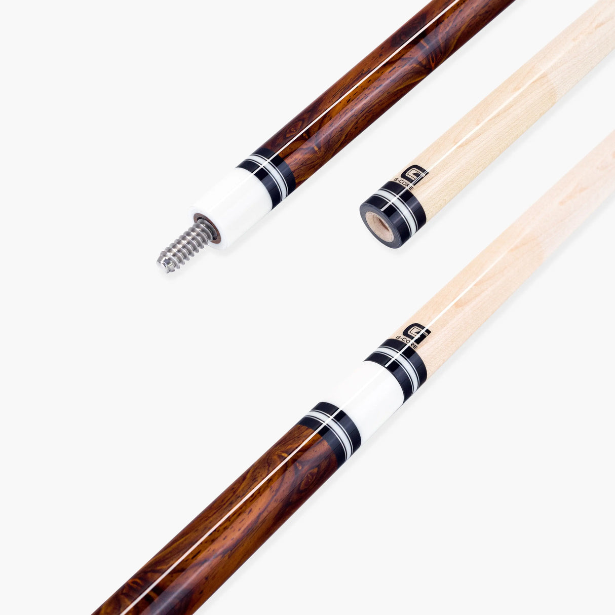 McDermott PLAIN COCOBOLO Hand Crafted G-Series American Pool Cue 13mm tip – G223 McDermott