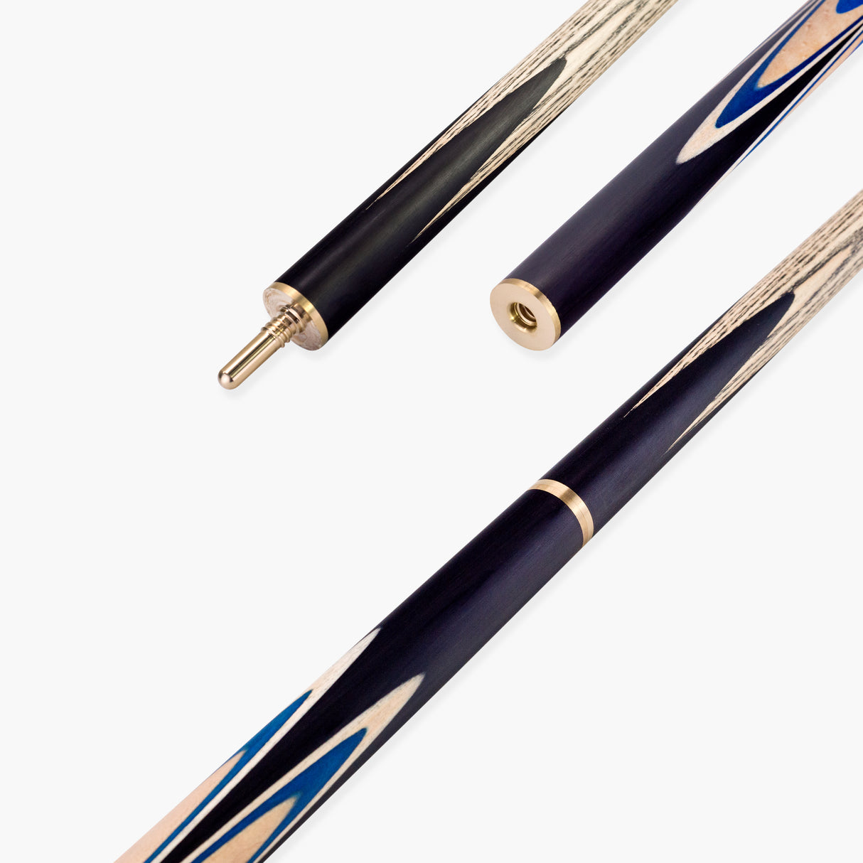 PRO147 Blue Pearl 3/4 Joint Cue with 9.5mm Professional Layered Leather Tip