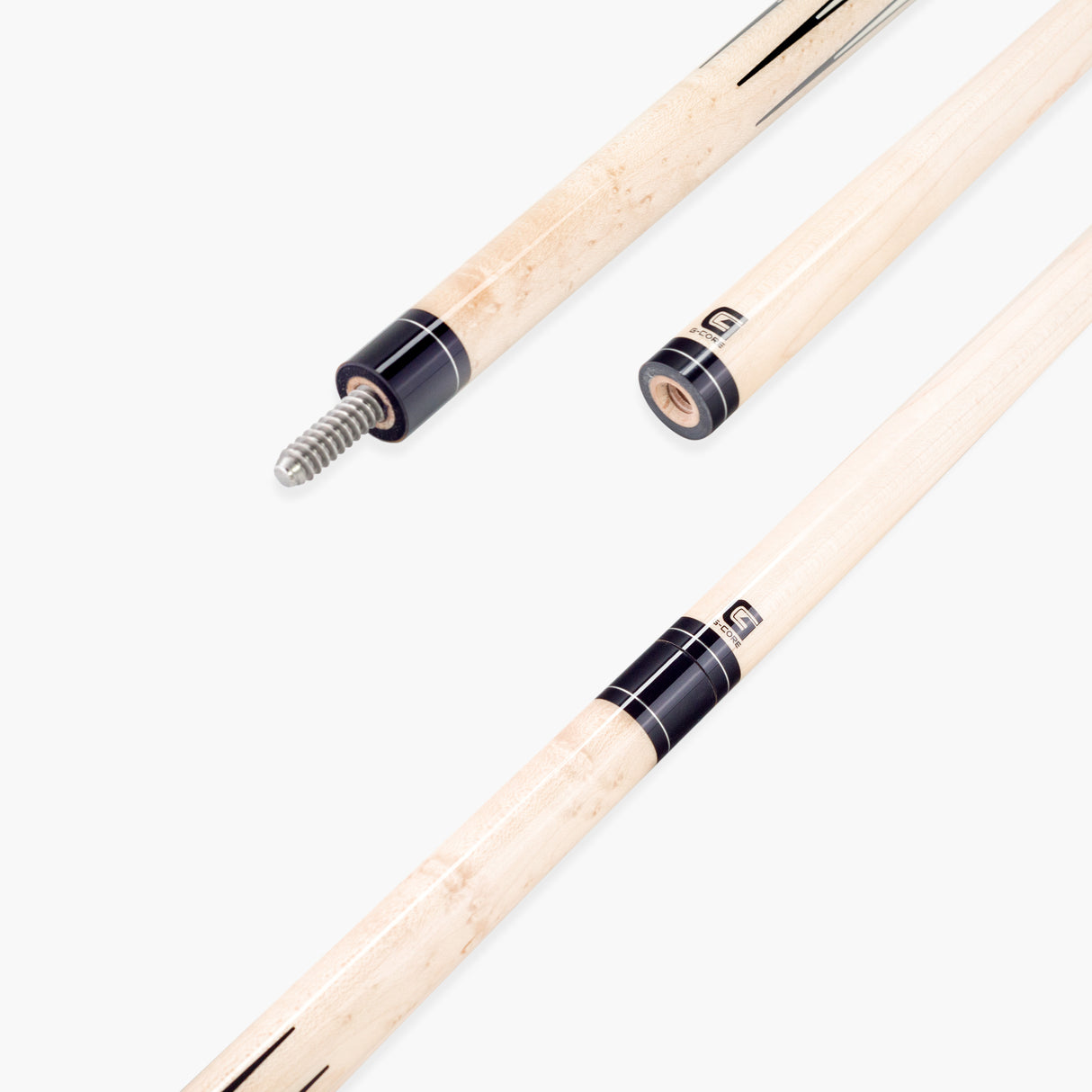 McDermott BLACK PEARL Hand Crafted G-Series American Pool Cue 13mm tip –G326A