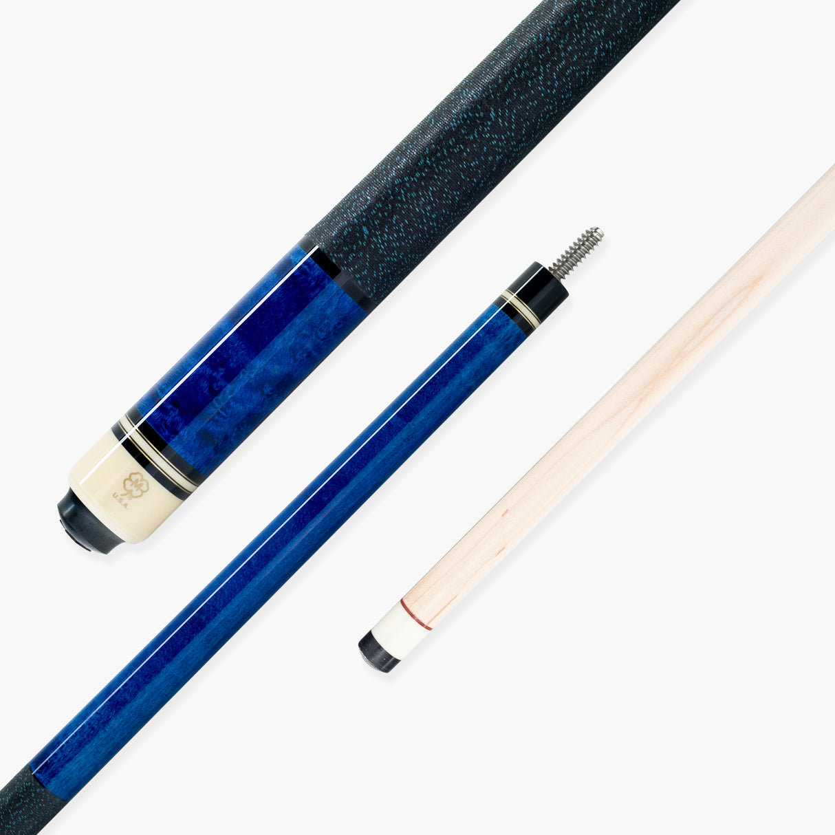 McDermott PACIFIC BLUE Hand Crafted G-Series American Pool Cue 13mm Tip – G201