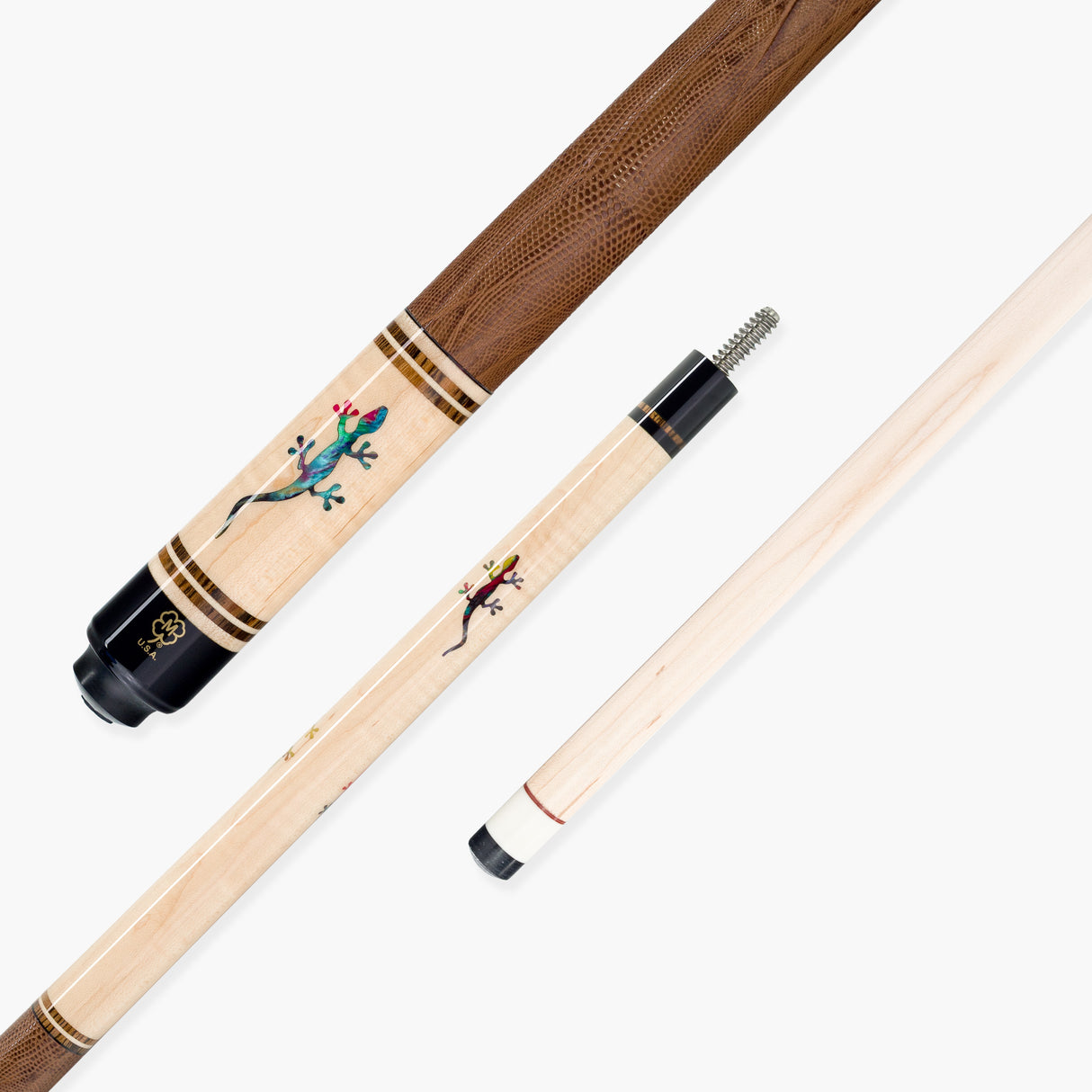 McDermott ShokRes Chameleon Inlay Hand Crafted G-Series American Pool Cue 13mm tip – G516C-G03