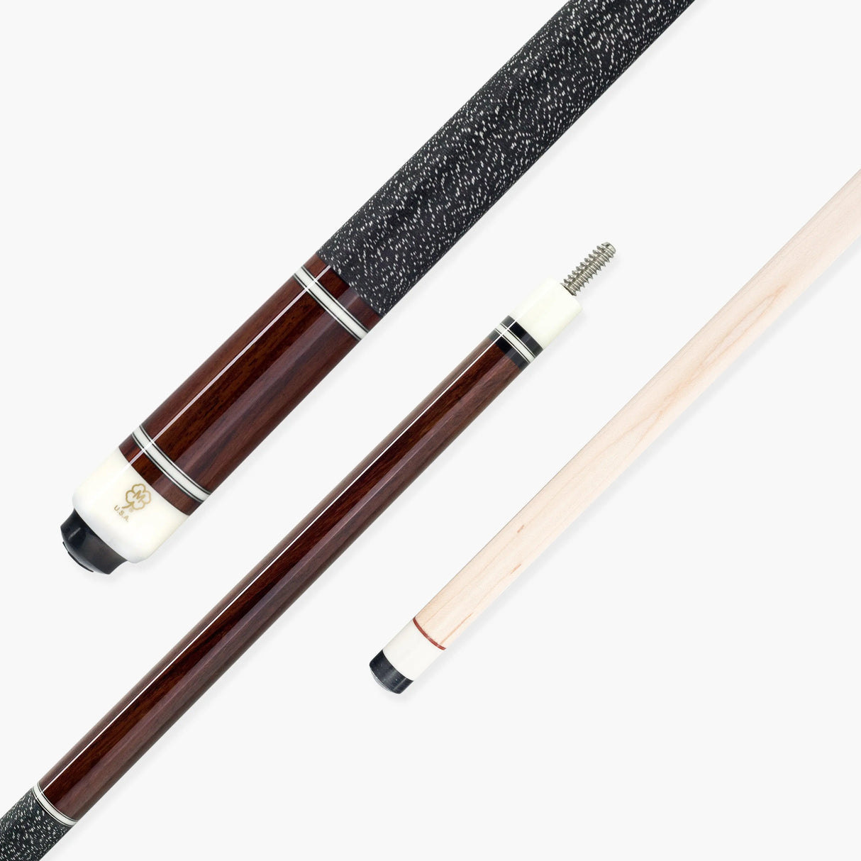 McDermott INDIAN ROSEWOOD Hand Crafted G-Series American Pool Cue 13mm tip –G222 McDermott