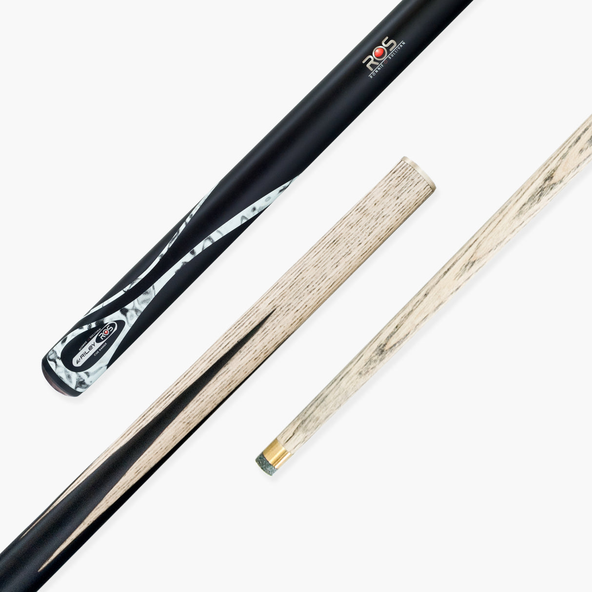 Riley Ronnie O’Sullivan Endorsed Limited Edition Weight Adjustable Snooker and English Pool Cue 9.5mm Tip with Riley Soft Case