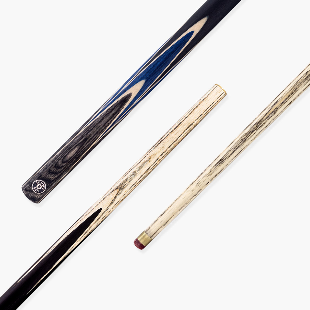 Jonny 8 Ball Vortex 57 Inch 2 Piece Centre Joint English Pool Cue with 8.5mm Professional Layered Tip