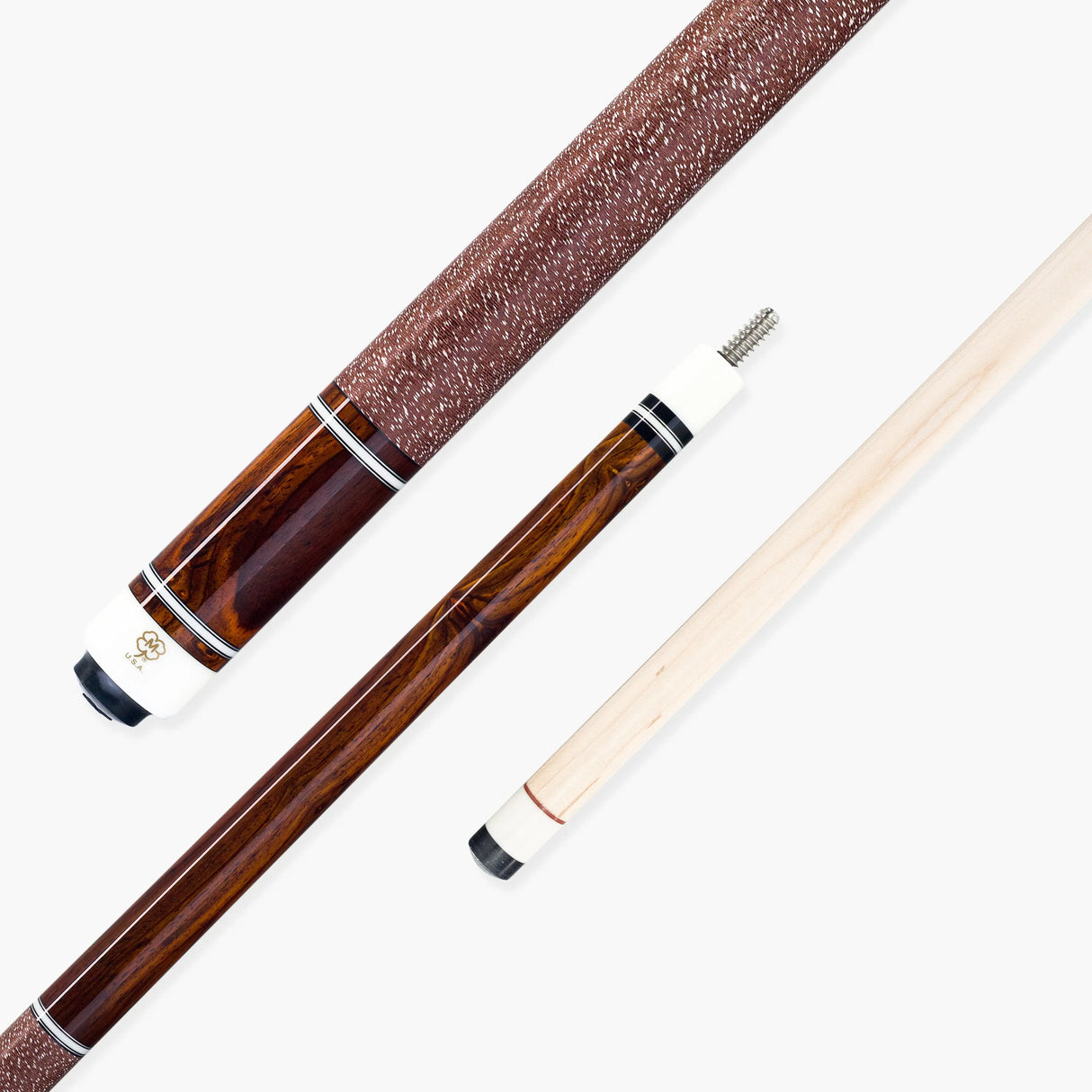 McDermott PLAIN COCOBOLO Hand Crafted G-Series American Pool Cue 13mm tip – G223 McDermott