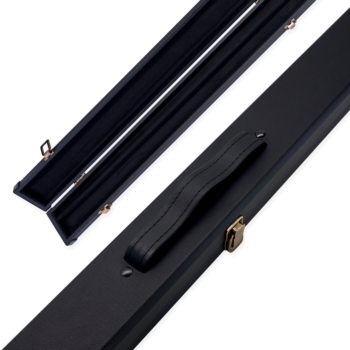 PRO147 Pearl Series Blue Burl 3/4 Joint Deluxe Cue and Case Set with 9.5mm Professional Red Leather Tip