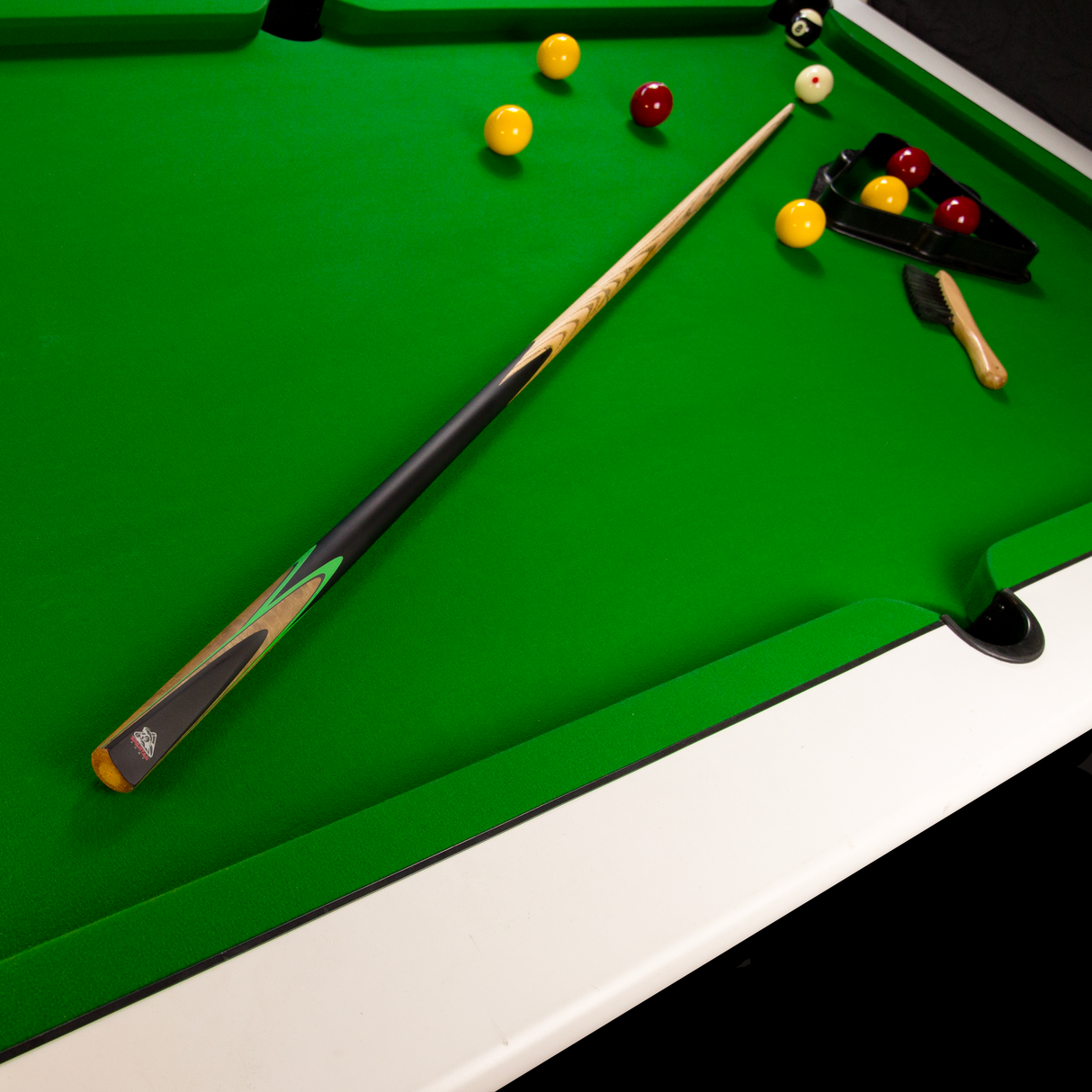 Spartan Fury CONQUEST 2 Piece Matching Ash Centre Joint Snooker Pool Cue 9.5mm Tip